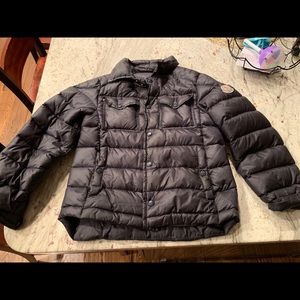 Authentic Moncler kids down coat, navy